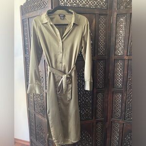 DKNY button down dress